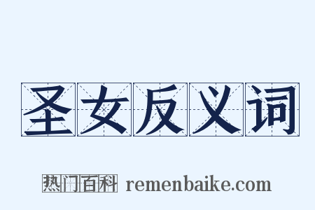 圣女反义词是什么意思的图片